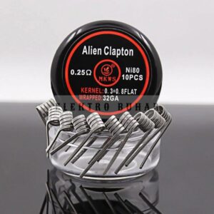 Alien Clapton 0.25 ohm Nİ80 Hazır Sarılı Tel