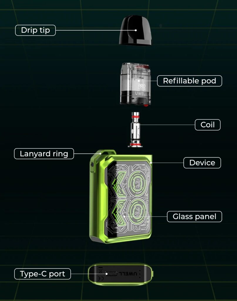 Uwell Caliburn GK2 Pod Bileşenleri