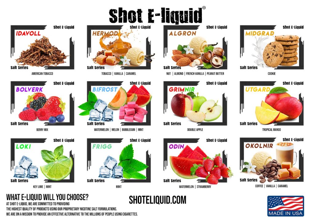 Shot Utgard Salt Likit Premium 30ml
