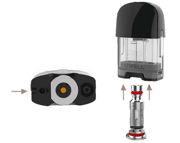 Uwell Caliburn G Kartuş, Uwell Caliburn Koko Prime Kartuş Coil Değişimi