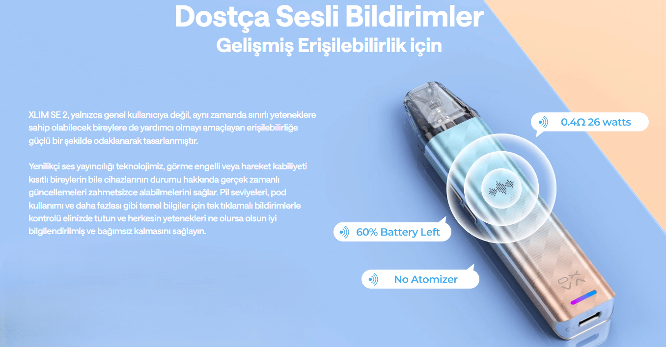 Oxva Xlim Se 2 Pod Özellikleri