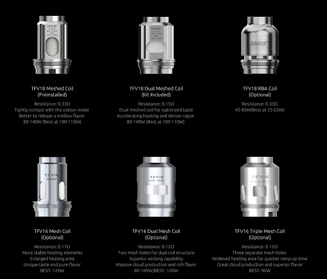 Smok SCAR 18 Kit Uyumlu Coil Çeşitleri