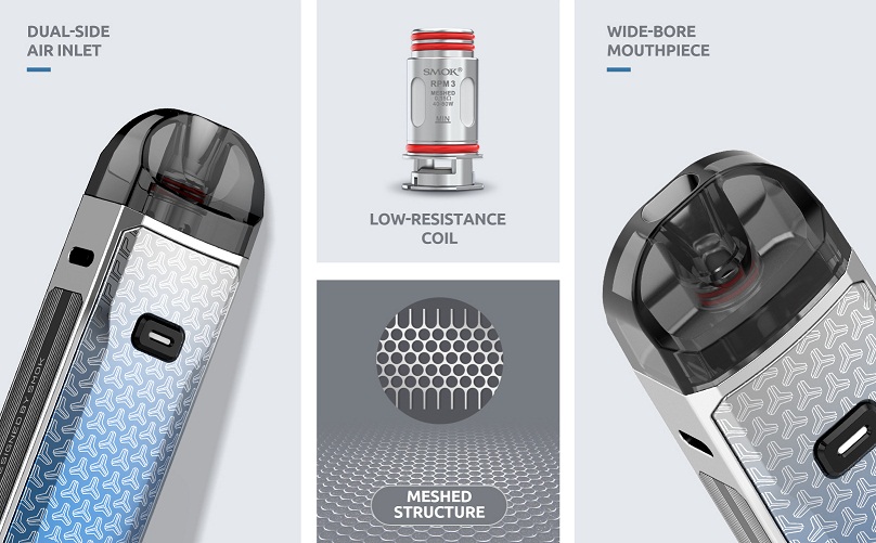 Smok Nord 5 Pod 2000mAh 80w Coil Tanımı