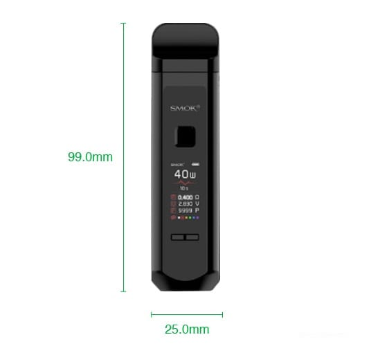 Smok RPM 40 Pod Boyutları