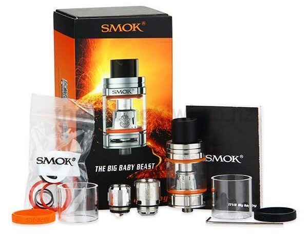 Smok TVF8 Big Baby Atomizer Kutu İçeriği