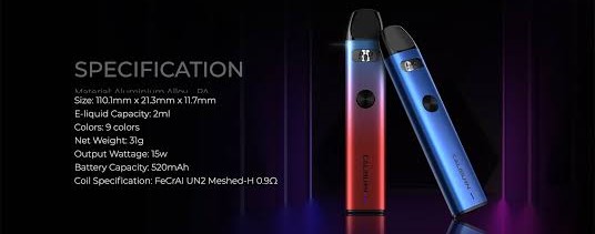 Uwell Caliburn A2 Pod Parametreleri