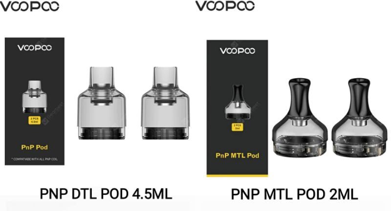 Voopoo Argus 40W Pod Uyumlu Kartuş Çeşitleri