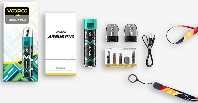 Voopoo Argus P1s Pod Kutu İçeriği, Voopoo Argus P1s Kutu İçeriği, Voopoo Argus P1 s Pod Kutu İçeriği, Voopoo Argus P1s Pod Paket İçeriği
