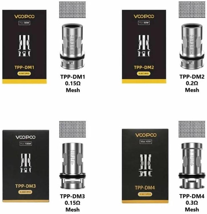 Voopoo Drag 3 TPP X Kit Uyumlu Coil Çeşitleri