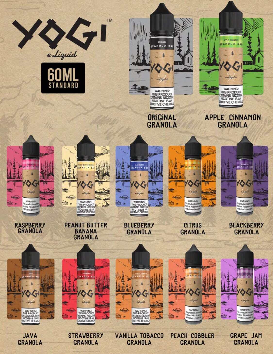 YOGI CITRUS GRANOLA 60ml Likit Parametreleri