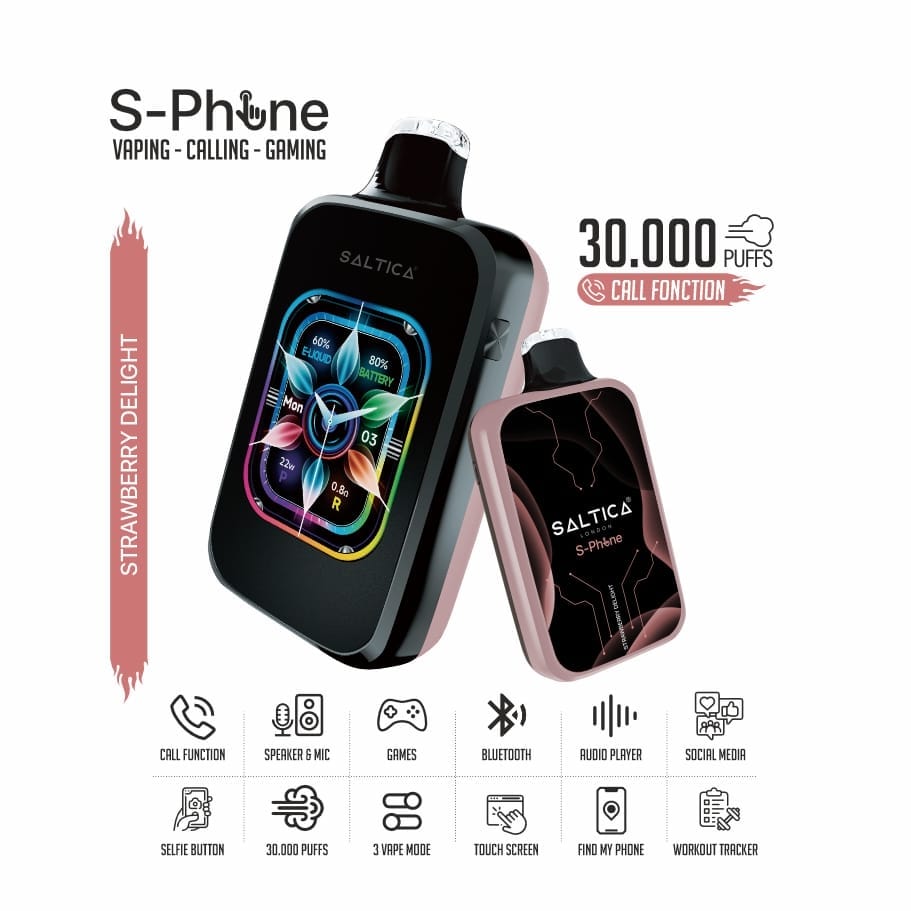 Saltica 30000 Strawberry Delight Disposable Vape Bar
