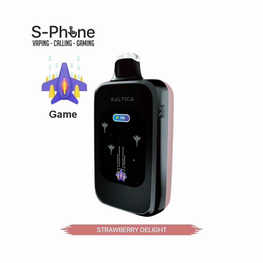 Saltica S-Phone 30000 Puf Strawberry Delight Disposable Vape Bar