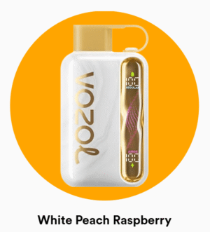 Vozol Star 40000 White Peach Raspberry