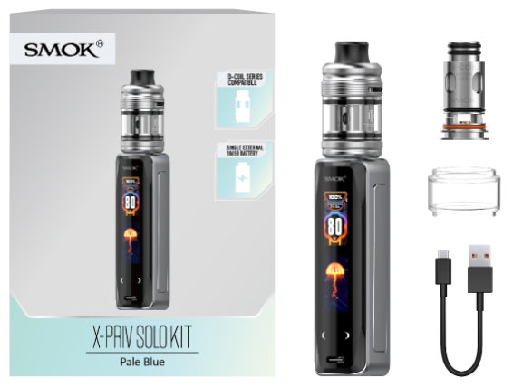 Smok X-Priv Solo Kit Kutu İçeriği, Smok XPriv Solo Kit Kutu İçeriği