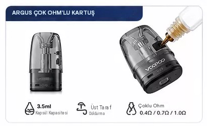 Voopoo Argus G4 Pod Kit Likit Kullanımı.webp