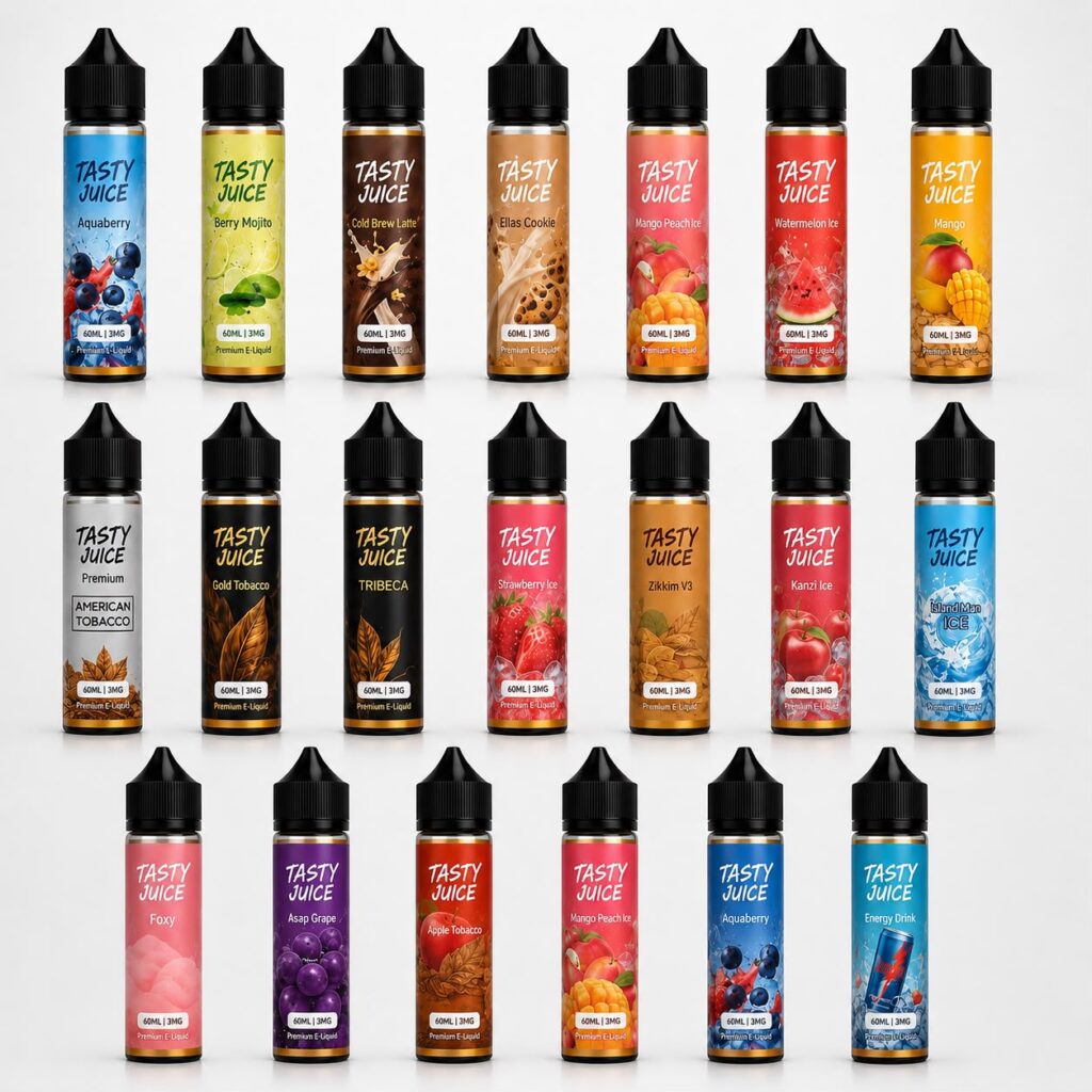 Tasty Likit 60ml 10 lu Kampanya, Tasty Likit 60ml Çeşitleri