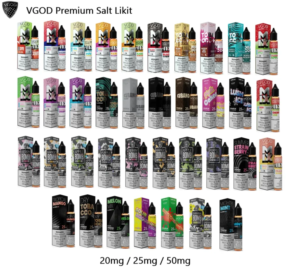 VGOD Mix Iced Bubble Grapes Salt Likit, Vgod Salt Likit Çeşitleri, Premium Salt Likit Çeşitleri