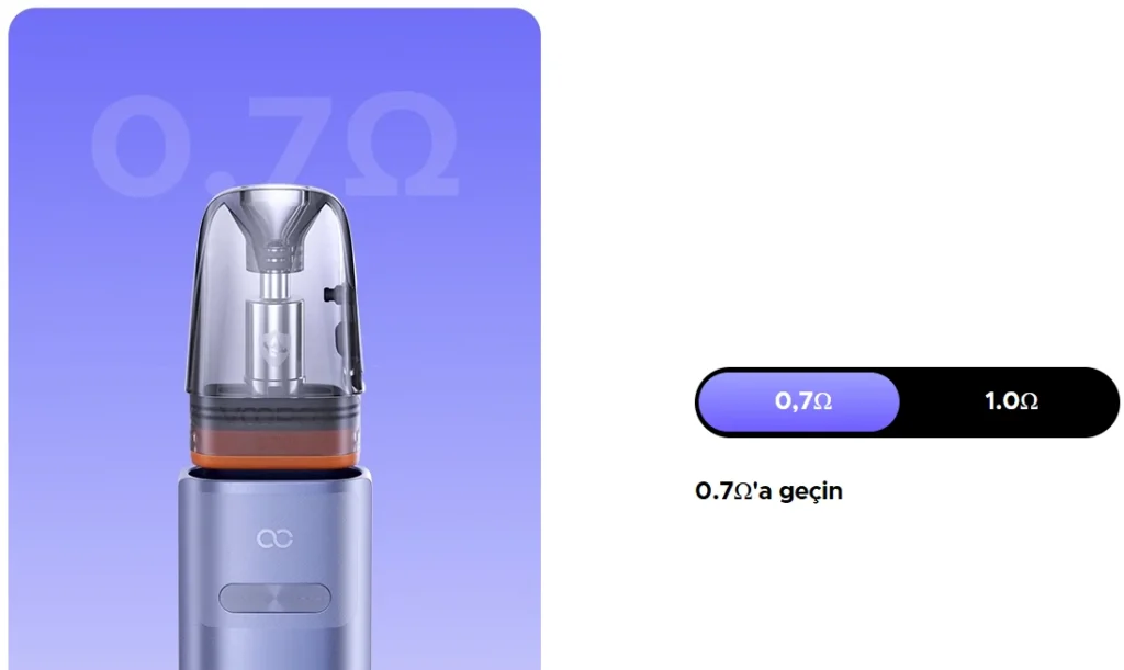 Argus G4 Mini Pod Elektronik Sigara Kartuş Özellikleri