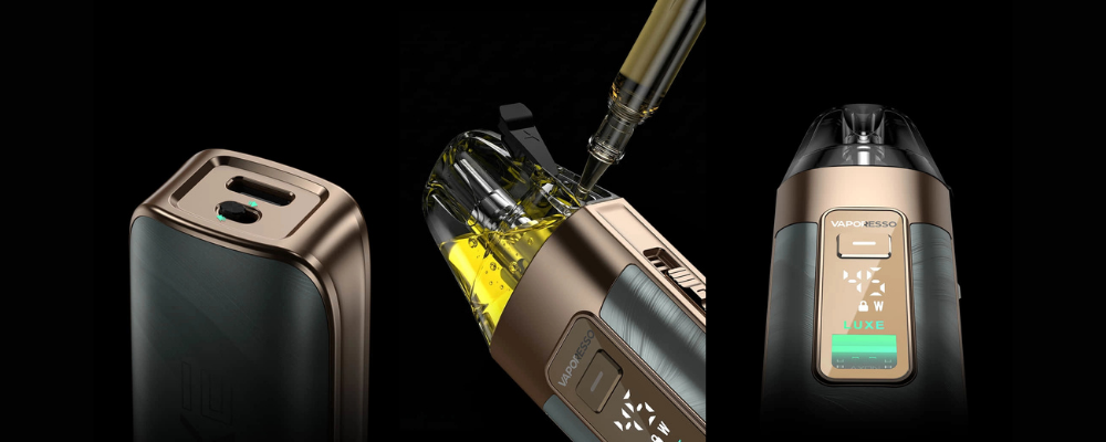 Vaporesso Lüxe 3 Pod Kit 2600 mah Likit Tank Uygulama