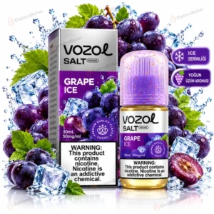Vozol Prime Salt Likit Grape Ice 30 ML