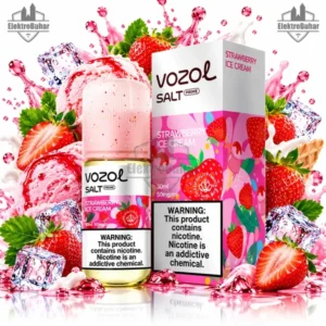Vozol Prime Salt Likit Strawberry Ice Cream