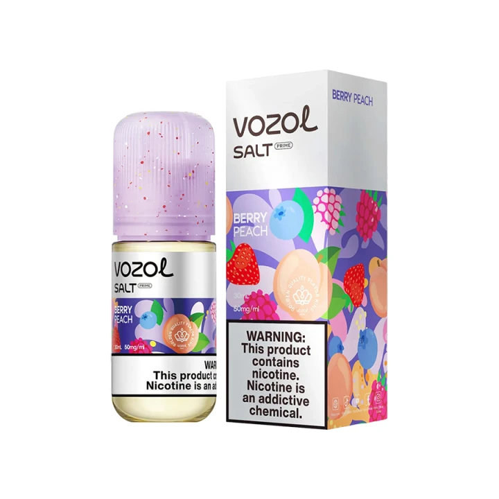Vozol Prime Salt Likit Berry Peach 30 ML ürün görseli