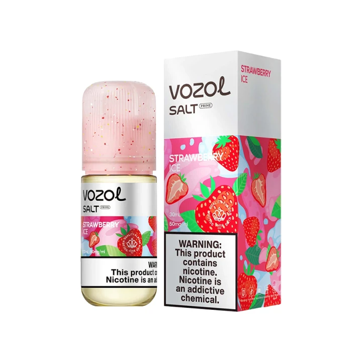 Vozol Prime Salt Likit Strawberry Ice 30 ML ürün görseli
